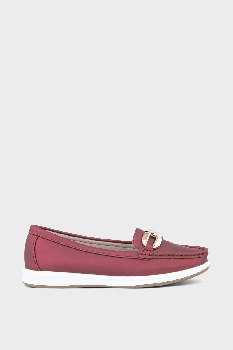 Casual Moccasin IC7013-Maroon