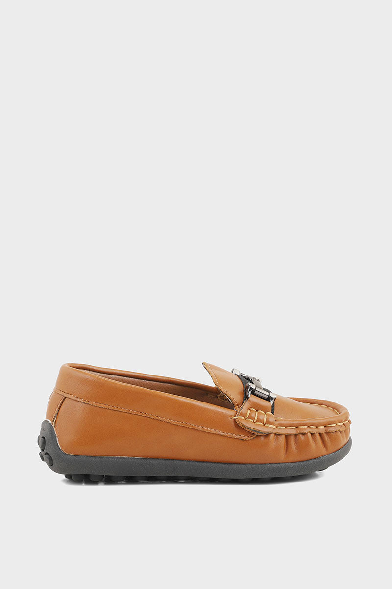 Boys Formal Loafer Q10011-Brown