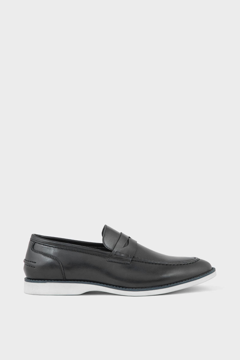 Men Formal Loafers MF7009-Black