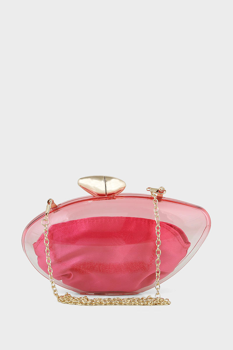 Party Wear Clutch BK4027-Fuchsia