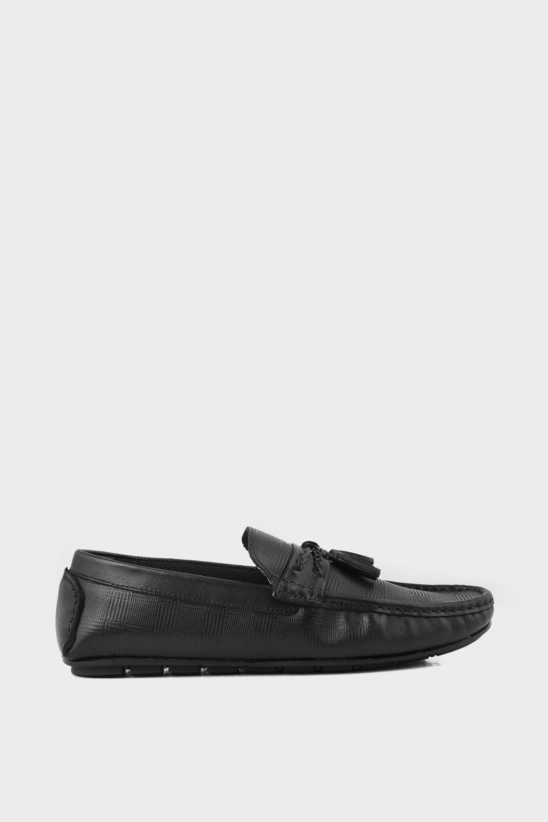 Men Casual Driving Mocs MC4003-Black