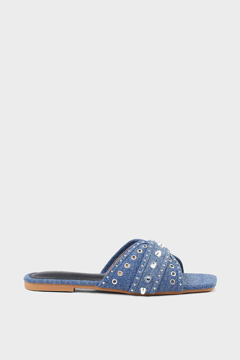 Casual Slip On I17242-Blue