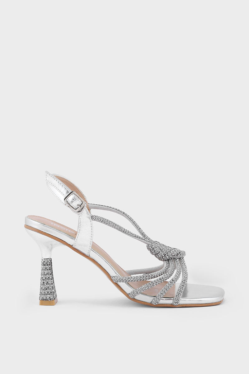 Party Wear Sandal IP2016-Silver