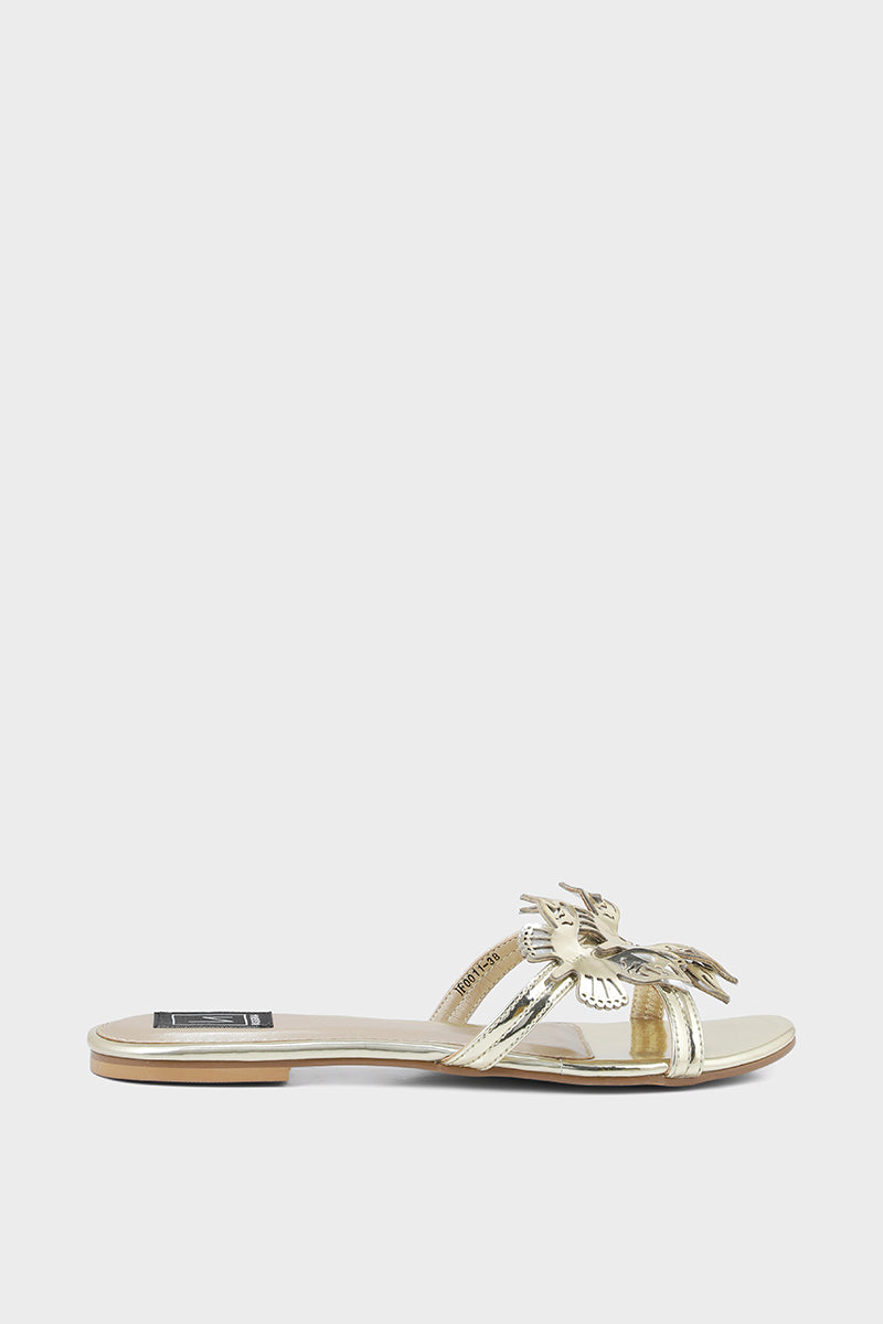 Women Formal Slip On IF0011-Golden