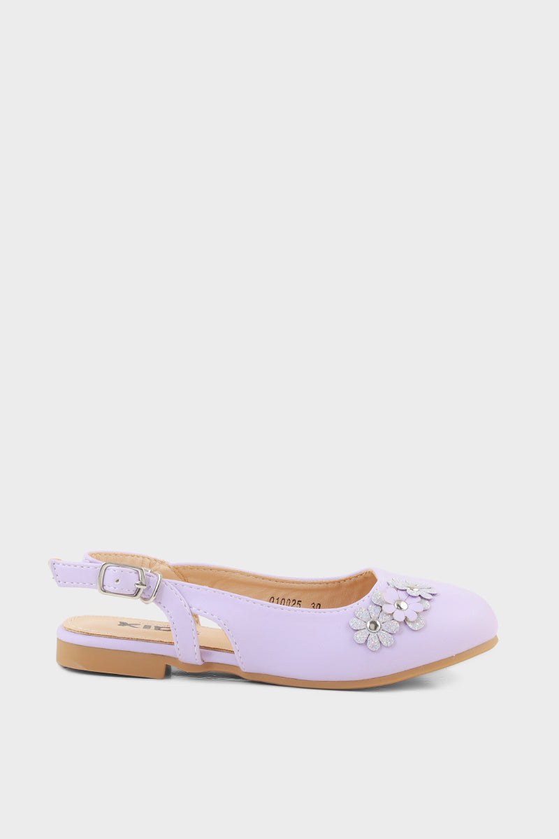 Girls Formal Sling Back Q10025-Lavendar