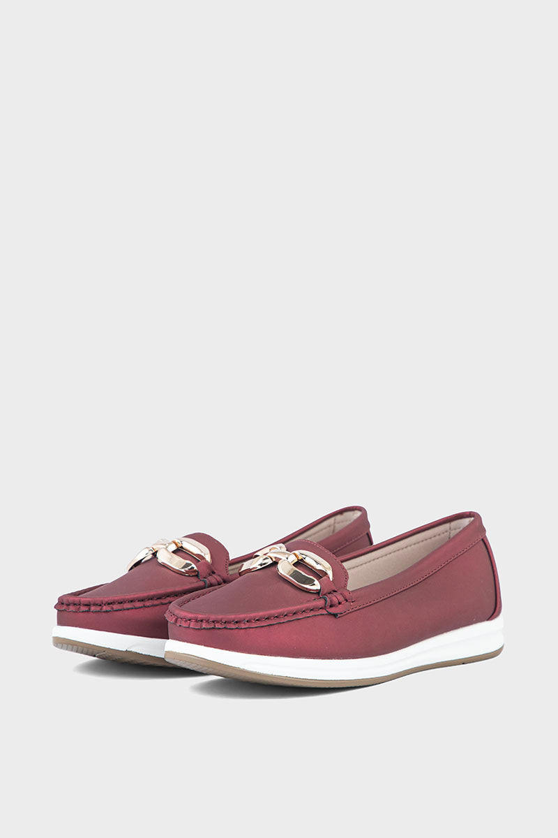 Casual Moccasin IC7013-Maroon