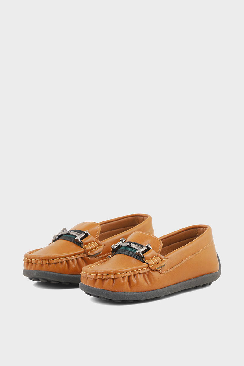 Boys Formal Loafer Q10011-Brown