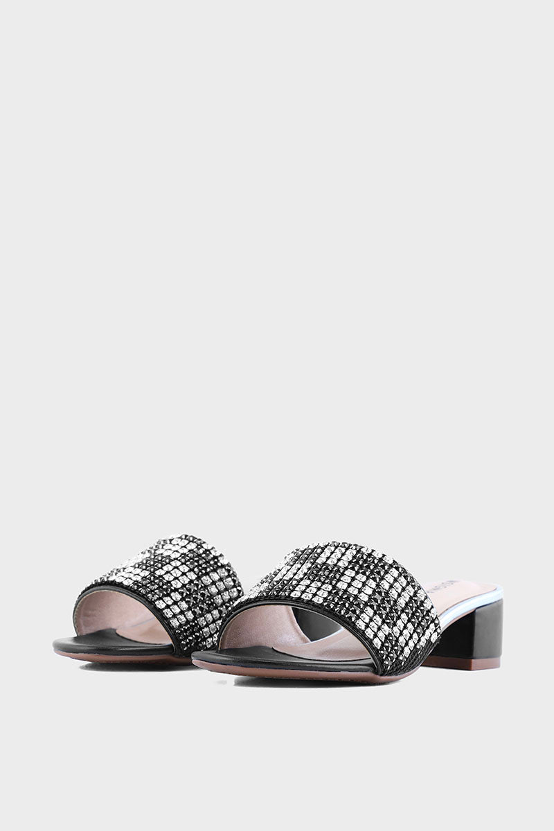 Party Wear Slip On I29288-Black