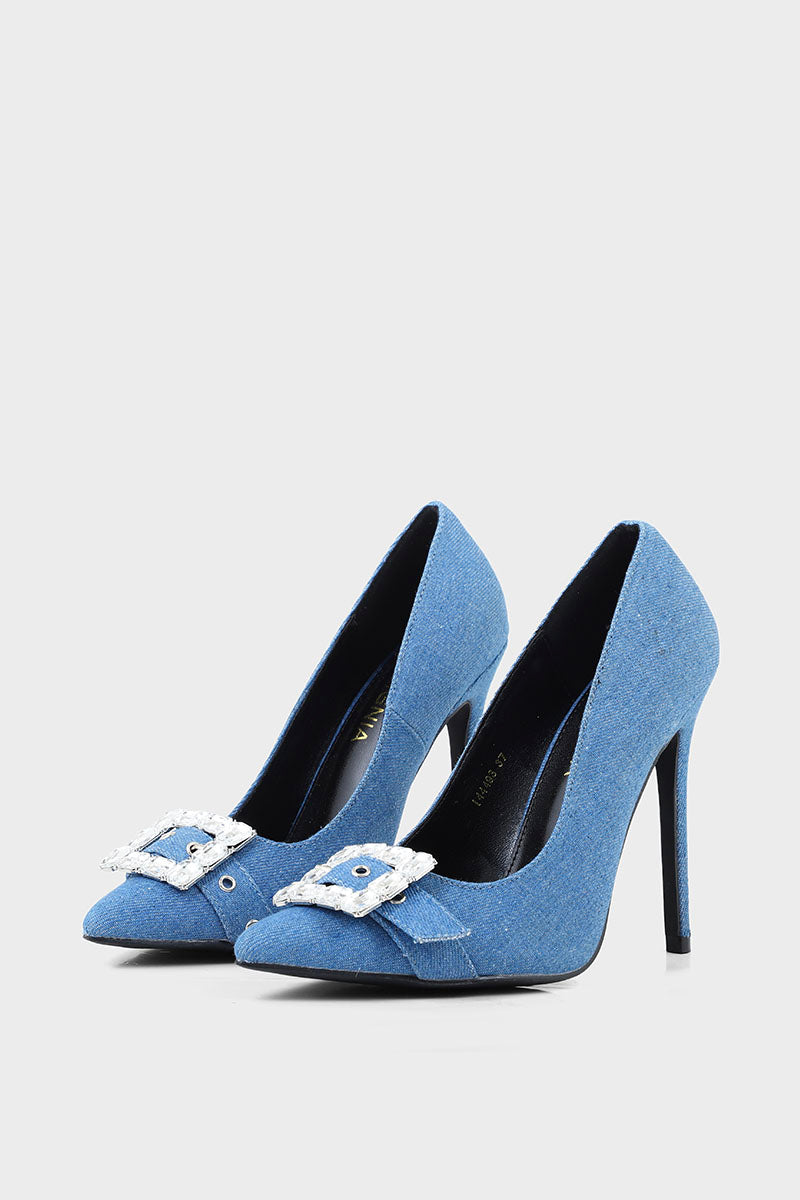 Formal Court Shoes I44493-Blue