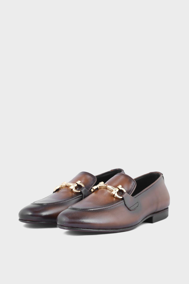 Men Formal Loafers MF7007-Brown