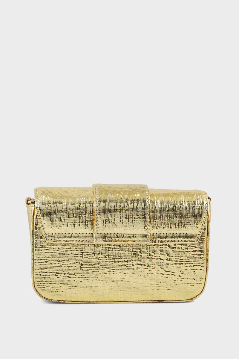 Party Wear Clutch BK4020-Golden