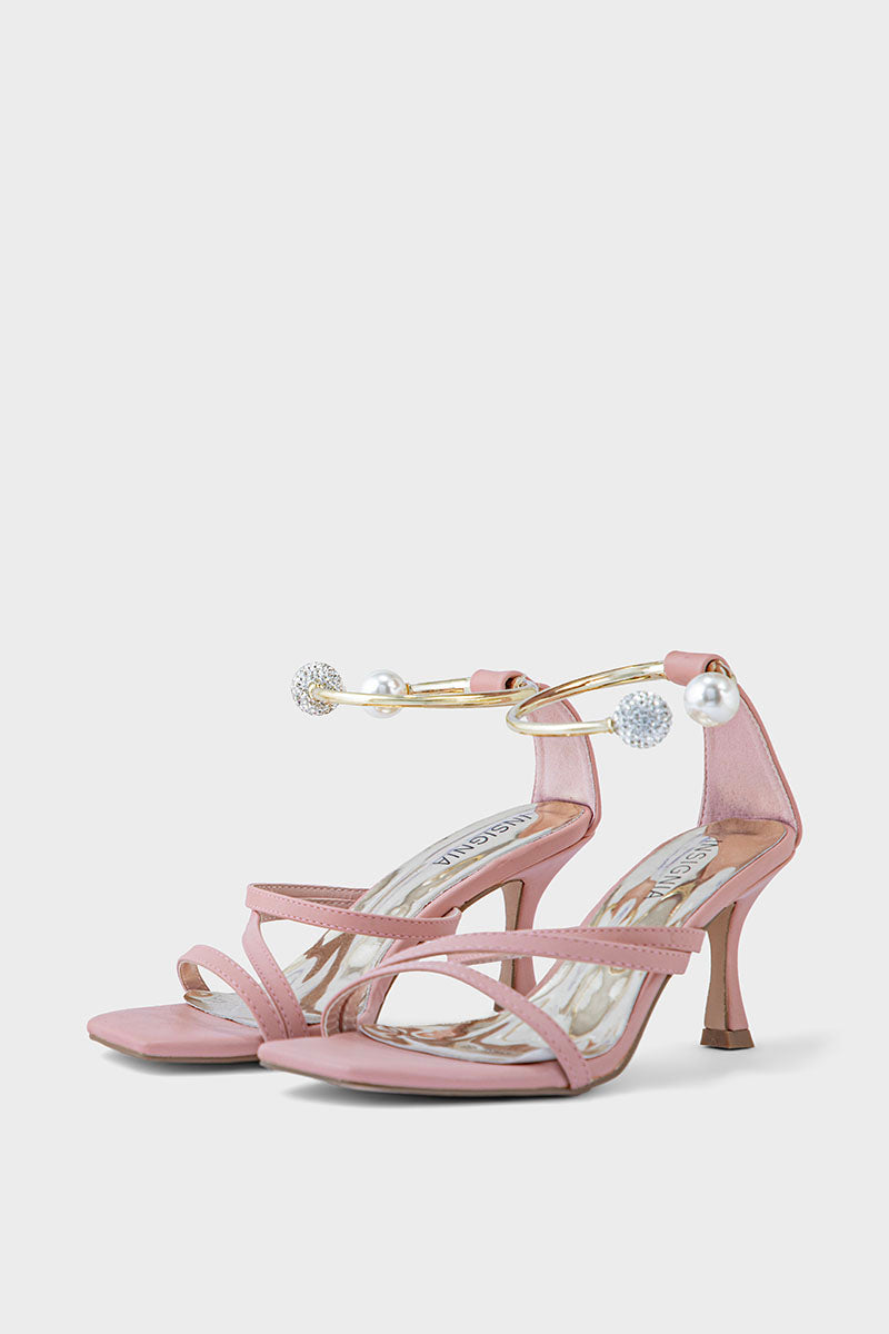 Party Wear Sandal IP2023- Tea Pink