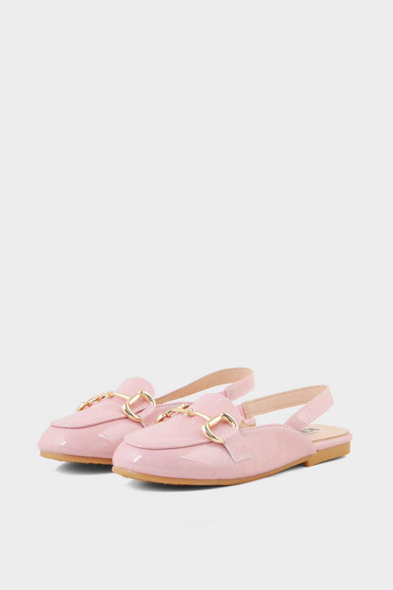 Girls Formal Sling Back Q10024-Nude Pink