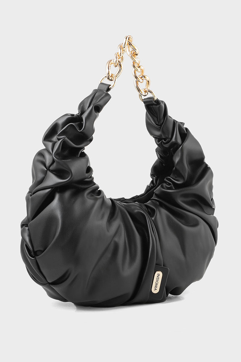 Hobo Hand Bags for Women B10521-Black