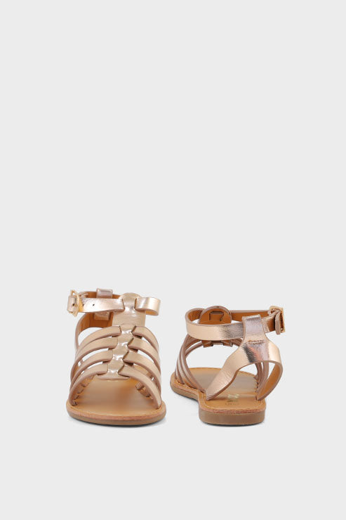 Girls Casual Sandal GQ1008-Rose Gold