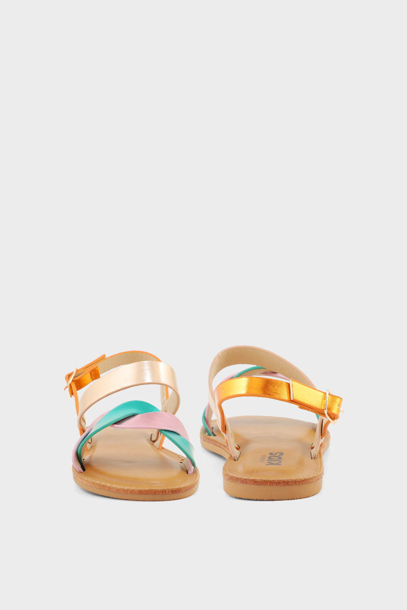 Girls Casual Sandal GQ1005-Champagne