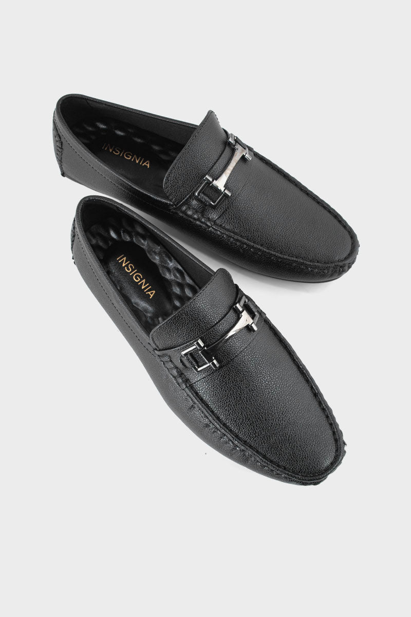 Men Casual Moccasin MC4016-Black