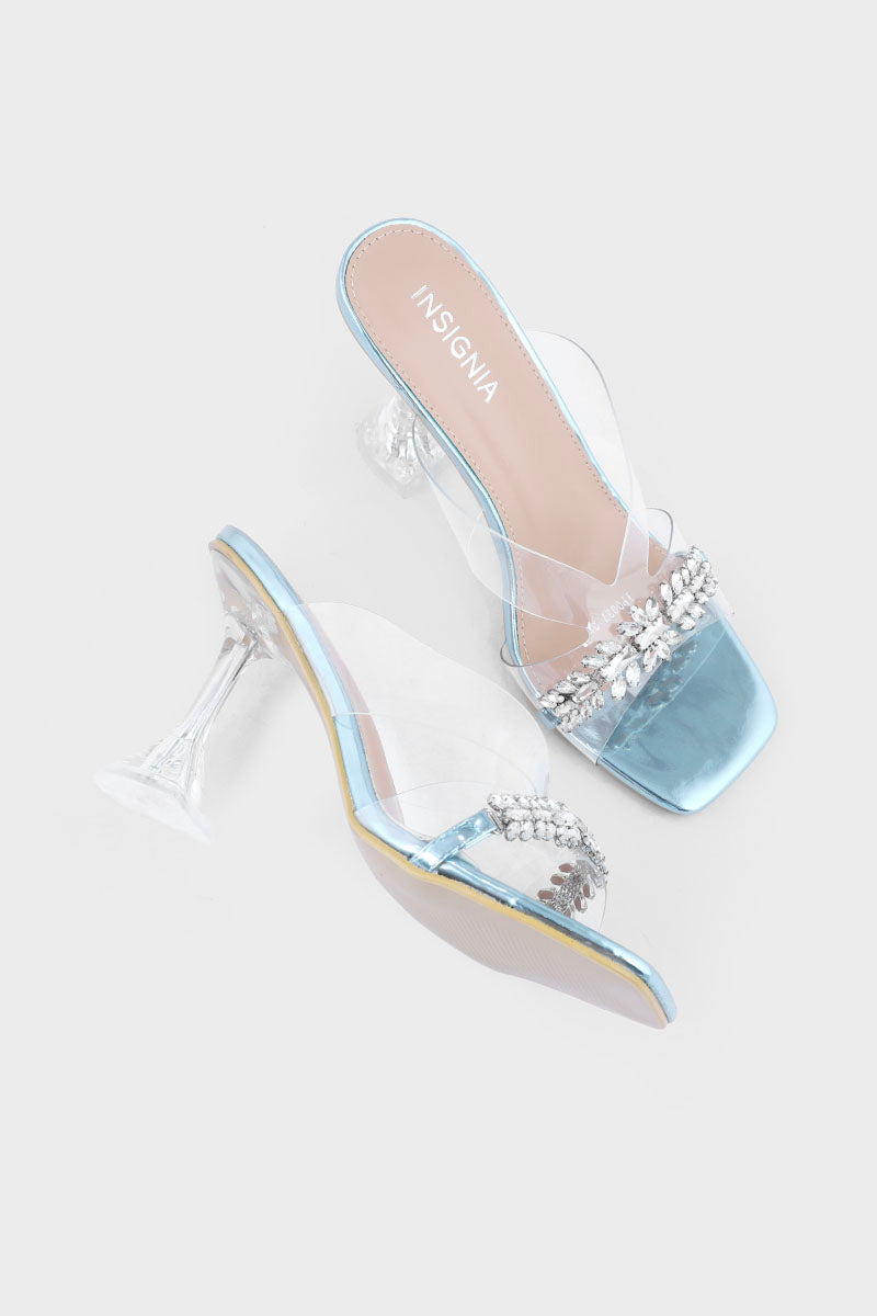 Party Wear Slip On IP0037-Sky Blue