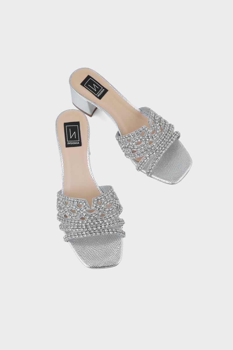 Party Wear Slip On IP0023-Silver