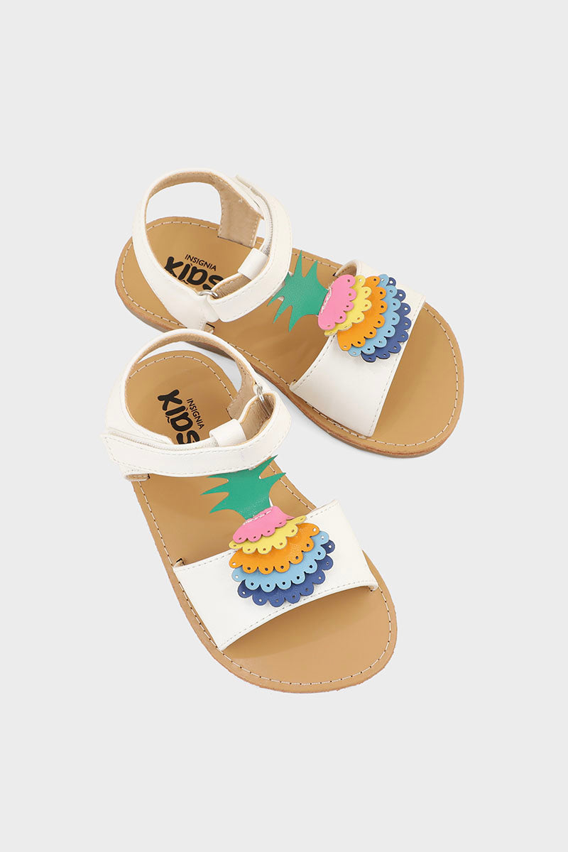 Girls Casual Sandal GQ1001-White