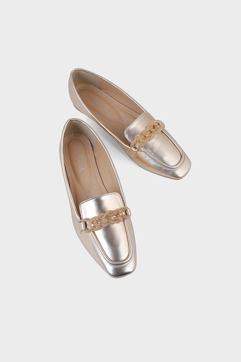 Formal Loafer I41436-Champagne