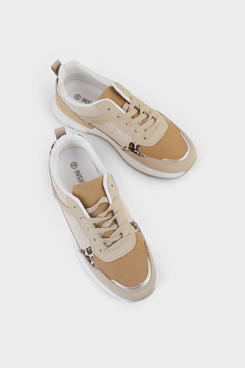 Women Casual Sneakers IC7503-Beige