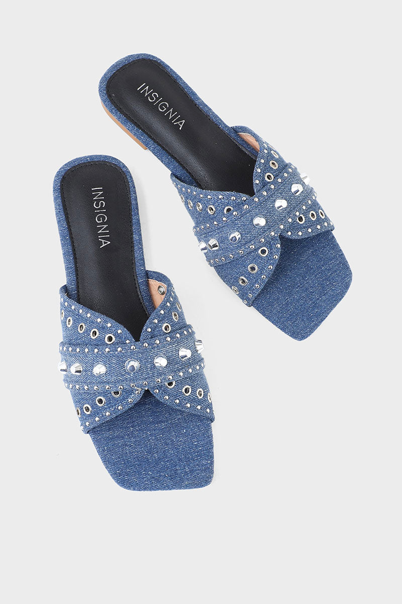 Casual Slip On I17242-Blue