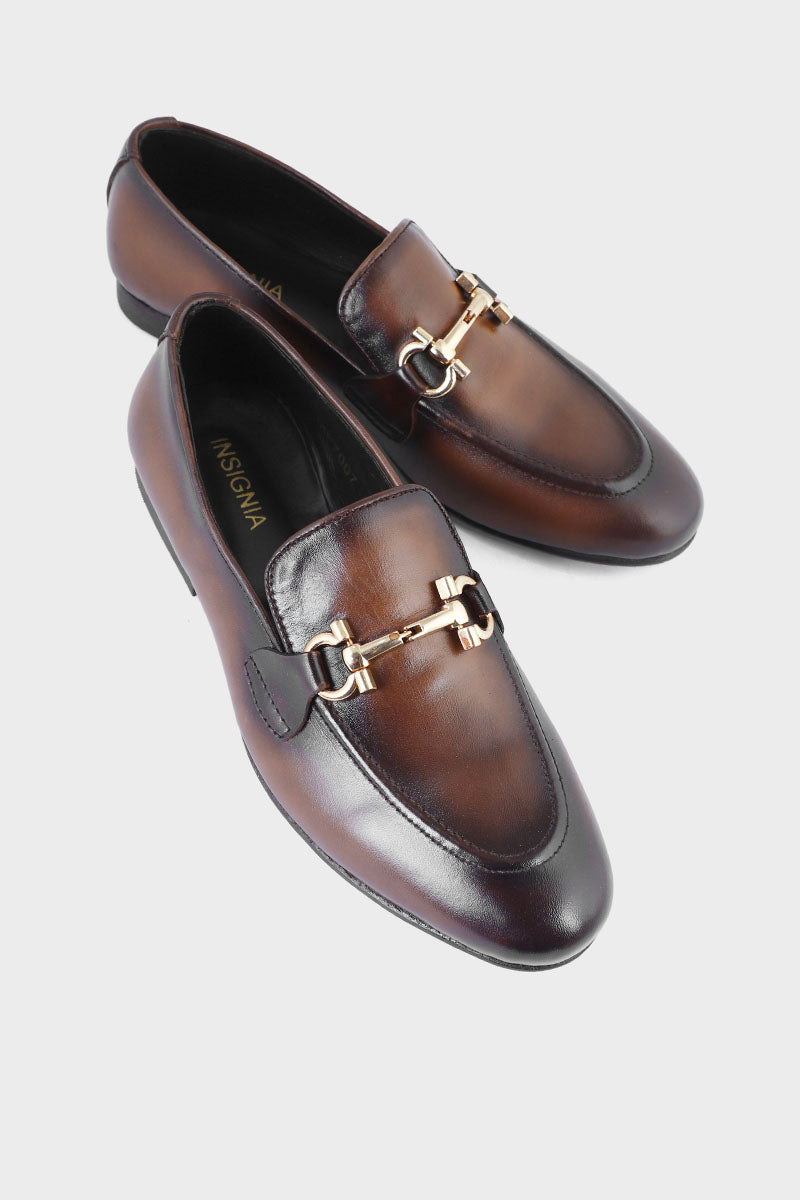 Men Formal Loafers MF7007-Brown