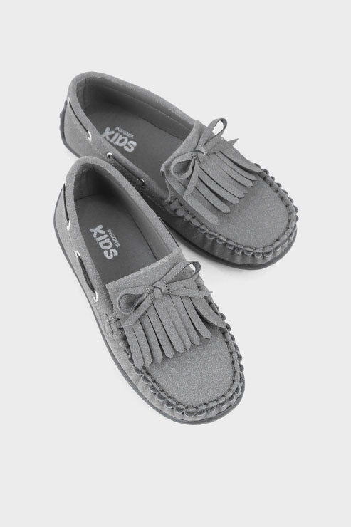 Boys Casual Moccasin BC7001-Grey