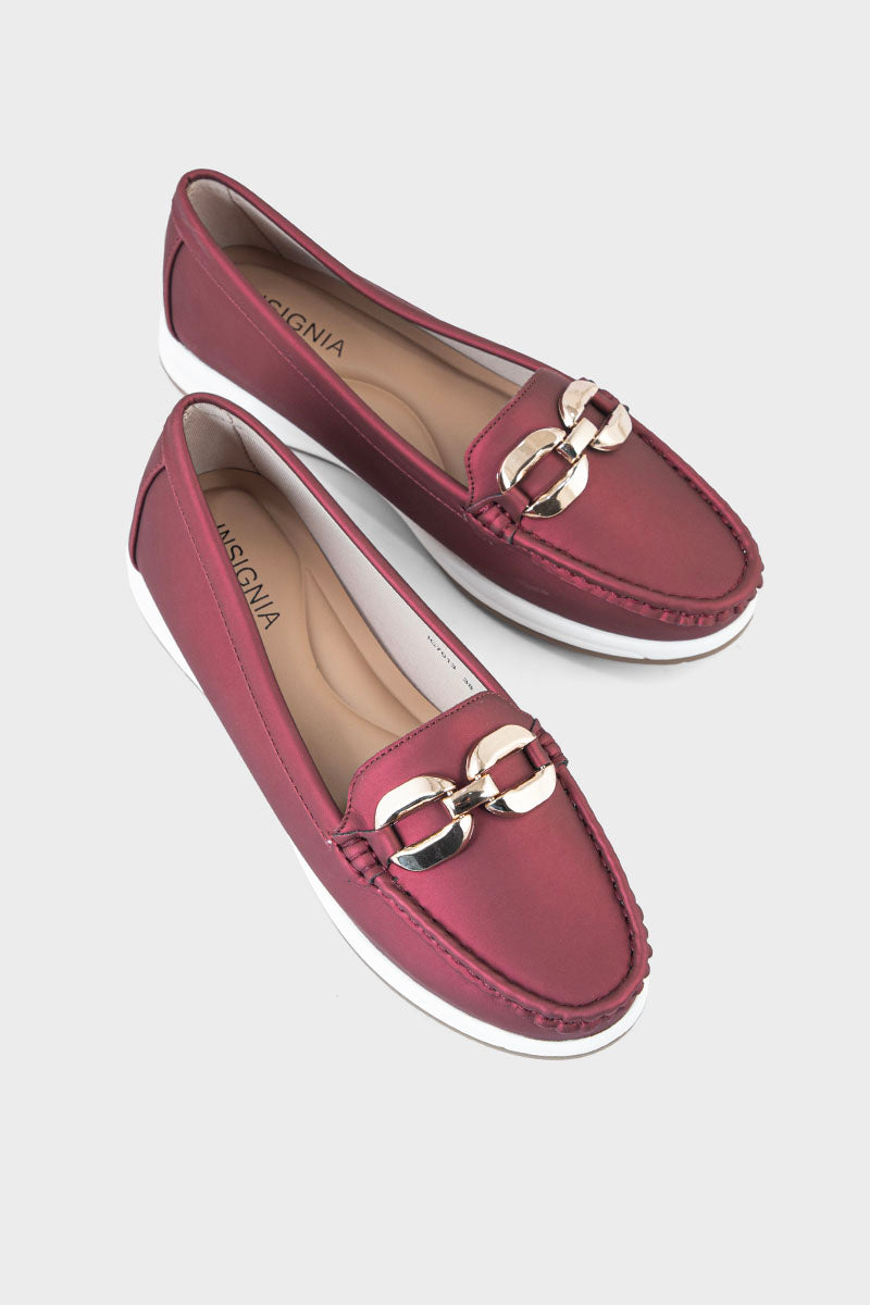 Casual Moccasin IC7013-Maroon