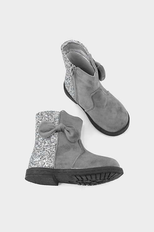 Girls Formal Boots Q10018-Grey