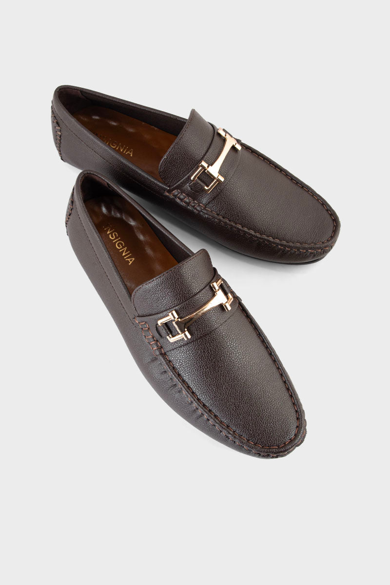 Men Casual Moccasin MC4016-Coffee