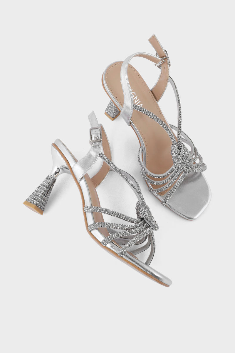 Party Wear Sandal IP2016-Silver