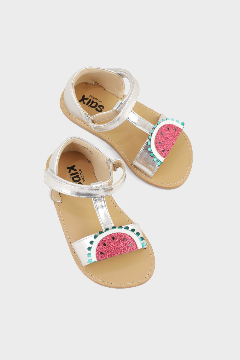 Girls Casual Sandal GQ1000-Silver