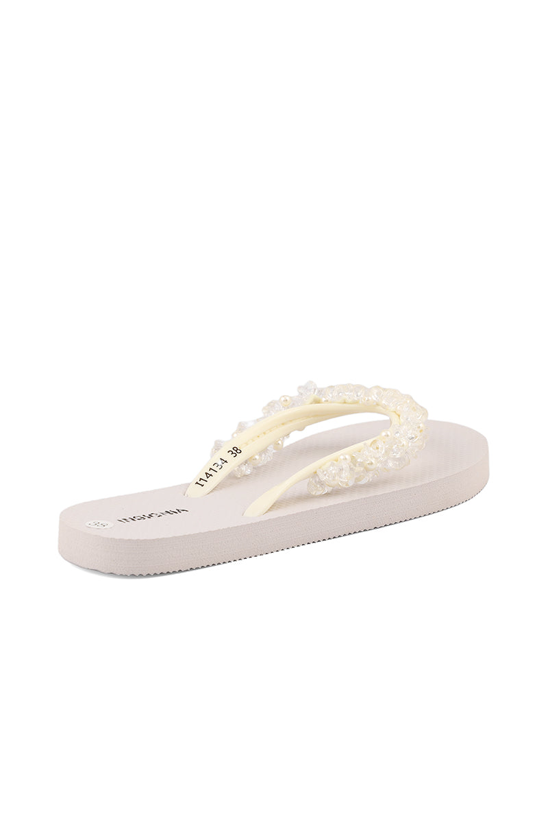 Casual Flip Flop I14134-White