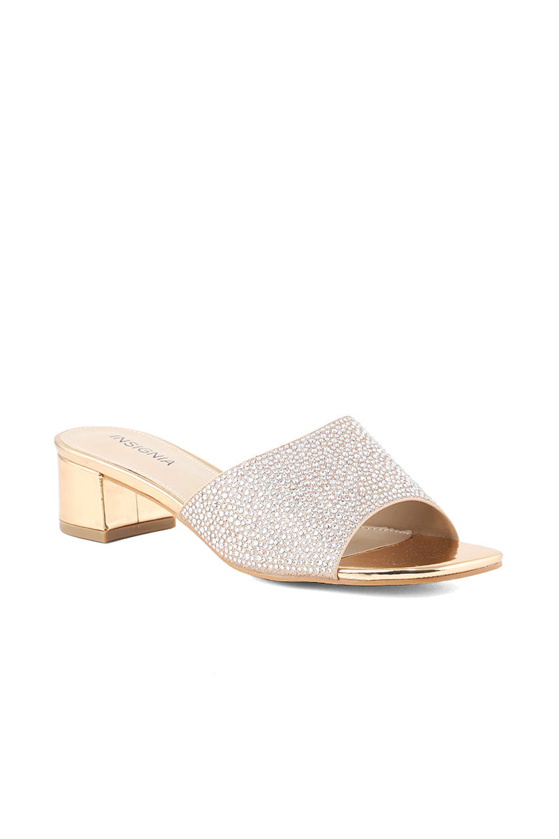 Party Wear Slip On I29255-Peach