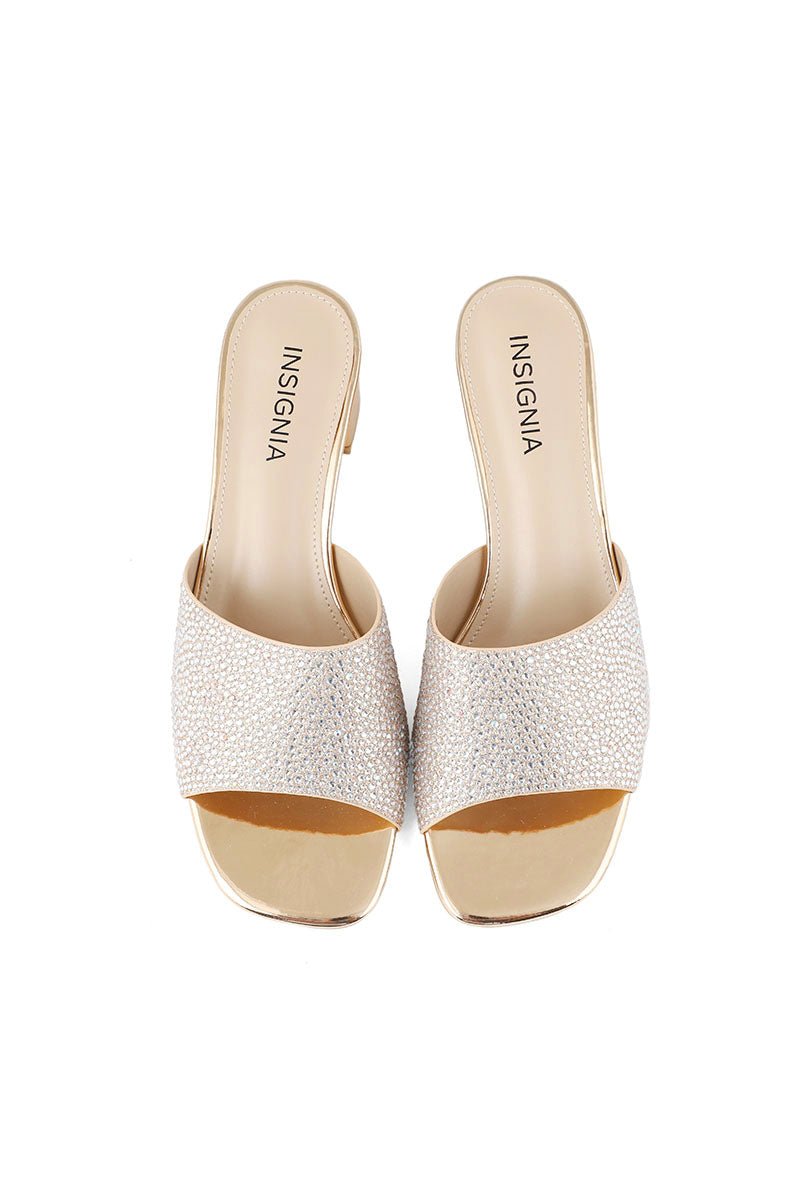 Party Wear Slip On I29255-Peach