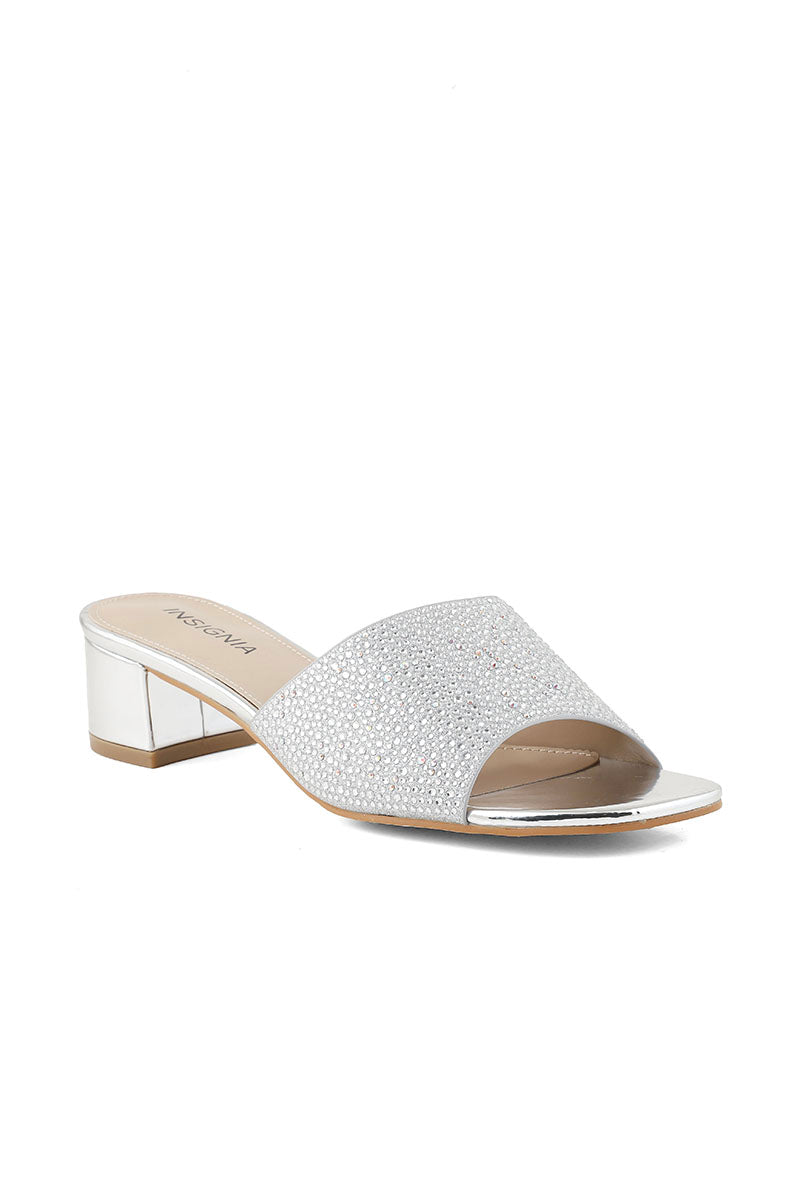 Party Wear Slip On I29255-Silver