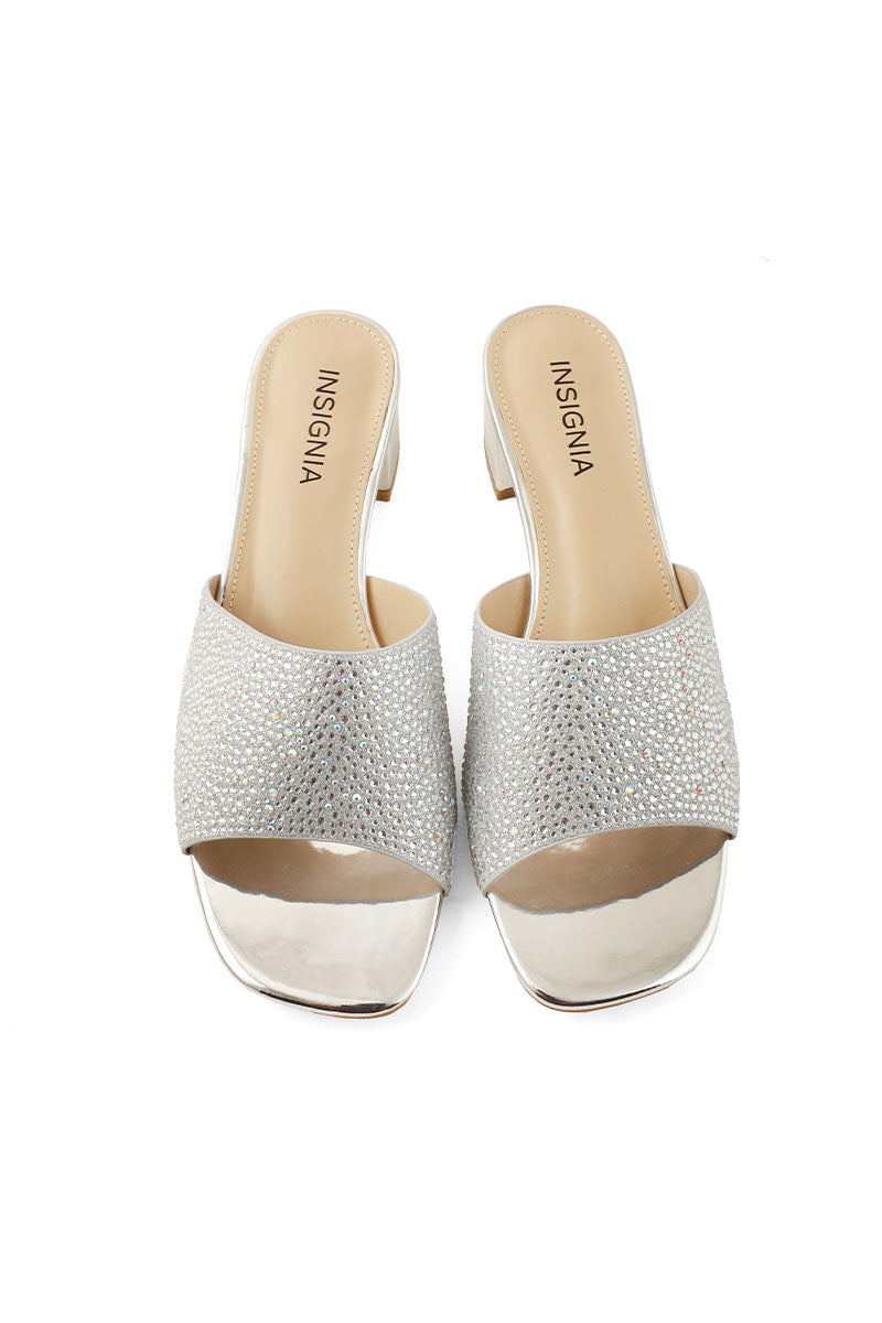 Party Wear Slip On I29255-Silver