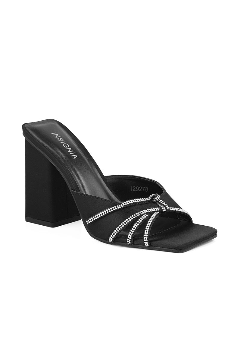 Party Wear Slip On I29278-Black