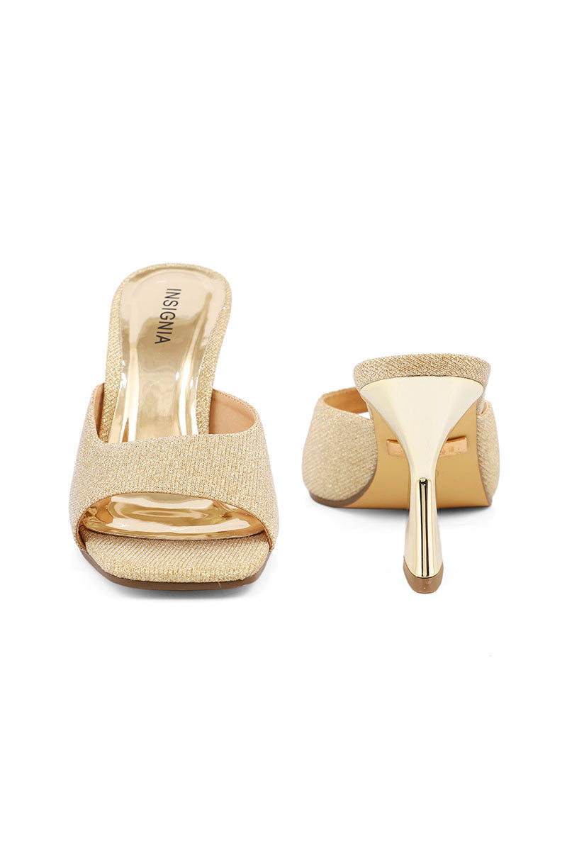 Party Wear Slip On I29281-Golden