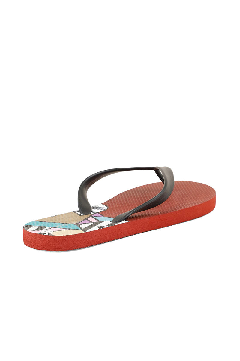 Men Casual Flip Flop M10025-Maroon