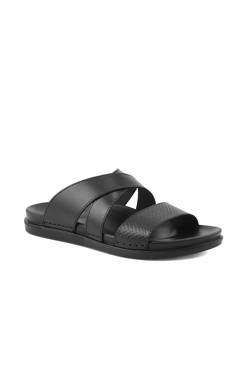 Men Casual Slipper M18043-Black