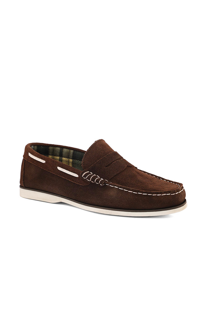 Men Casual Shoe/Moccs M22075-Brown